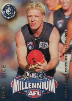 2000 AFL Millenium Game #19 Dean Rice Front